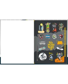 imagem de detalhe produto Caderno Brochura Capa Dura Universitário Show 80 Folhas