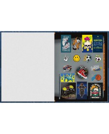 imagem de detalhe produto Caderno Brochura Capa Dura Universitário Show 80 Folhas