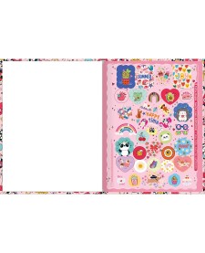 imagem de detalhe produto Caderno Brochura Capa Dura Universitário Show Feminino 80 Folhas