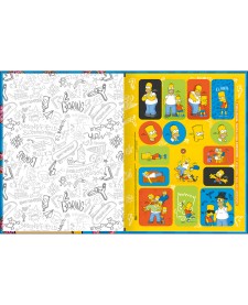 imagem de detalhe produto Caderno Brochura Capa Dura Universitário Simpsons 80 Folhas
