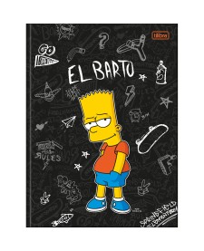 imagem principal do produto Caderno Brochura Capa Dura Universitário Simpsons 80 Folhas