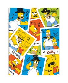 imagem principal do produto Caderno Brochura Capa Dura Universitário Simpsons 80 Folhas