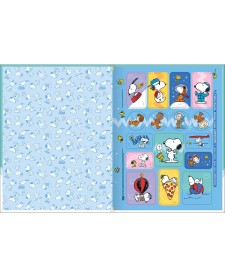 imagem de detalhe produto Caderno Brochura Capa Dura Universitário Snoopy 80 Folhas