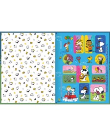 imagem de detalhe produto Caderno Brochura Capa Dura Universitário Snoopy 80 Folhas