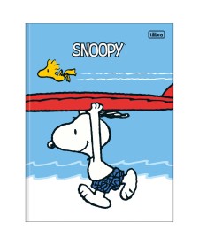imagem principal do produto Caderno Brochura Capa Dura Universitário Snoopy 80 Folhas