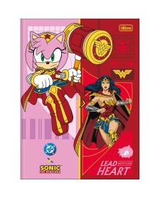 imagem principal do produto Caderno Brochura Capa Dura Universitário Sonic DC 80 Folhas
