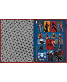imagem de detalhe produto Caderno Brochura Capa Dura Universitário Spider Man Game 80 Folhas