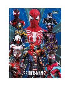 imagem principal do produto Caderno Brochura Capa Dura Universitário Spider Man Game 80 Folhas