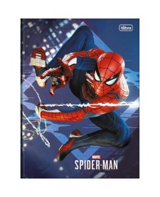 imagem principal do produto Caderno Brochura Capa Dura Universitário Spider Man Game 80 Folhas
