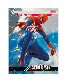 imagem principal do produto Caderno Brochura Capa Dura Universitário Spider Man Game 80 Folhas