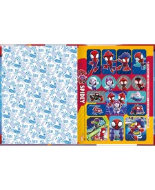 imagem de detalhe produto Caderno Brochura Capa Dura Universitário Spidey 80 Folhas