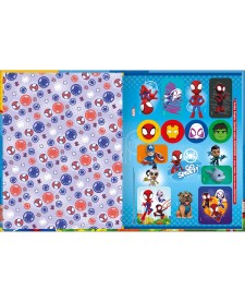 imagem de detalhe produto Caderno Brochura Capa Dura Universitário Spidey 80 Folhas