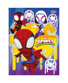 imagem principal do produto Caderno Brochura Capa Dura Universitário Spidey 80 Folhas
