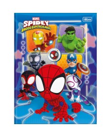 imagem principal do produto Caderno Brochura Capa Dura Universitário Spidey 80 Folhas