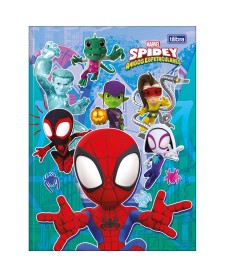 imagem principal do produto Caderno Brochura Capa Dura Universitário Spidey 80 Folhas
