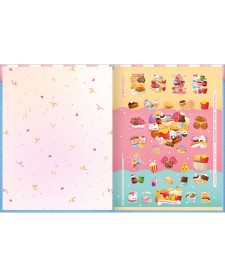 imagem de detalhe produto Caderno Brochura Capa Dura Universitário Taste 80 Folhas