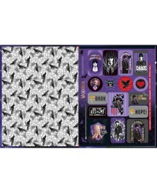 imagem de detalhe produto Caderno Brochura Capa Dura Universitário Wandinha 80 Folhas