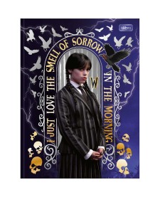 imagem principal do produto Caderno Brochura Capa Dura Universitário Wandinha 80 Folhas