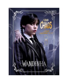 imagem principal do produto Caderno Brochura Capa Dura Universitário Wandinha 80 Folhas