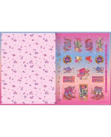 imagem de detalhe produto Caderno Brochura Capa Dura Universitário West Girl 80 Folhas