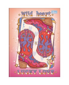 imagem principal do produto Caderno Brochura Capa Dura Universitário West Girl 80 Folhas