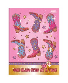imagem principal do produto Caderno Brochura Capa Dura Universitário West Girl 80 Folhas
