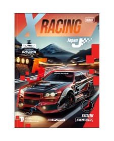 imagem principal do produto Caderno Brochura Capa Dura Universitário X-Racing 48 Folhas