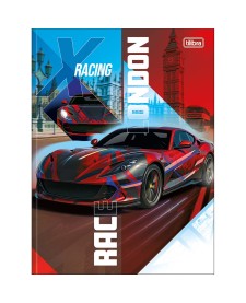 imagem principal do produto Caderno Brochura Capa Dura Universitário X-Racing 80 Folhas