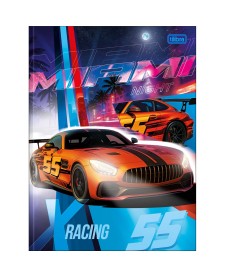 imagem principal do produto Caderno Brochura Capa Dura Universitário X-Racing 80 Folhas
