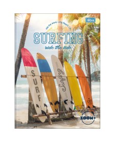 imagem principal do produto Caderno Brochura Capa Dura Universitário Zoom+ Masculino 48 Folhas