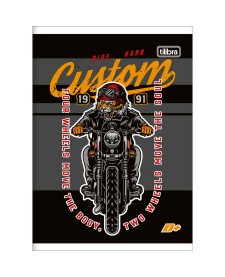 imagem principal do produto Caderno Brochura Capa Flexível 1/4 D+ 48 Folhas