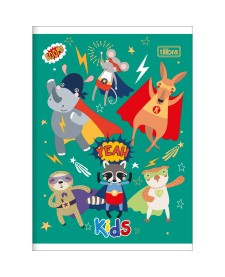 imagem principal do produto Caderno Brochura Capa Flexível 1/4 Kids 48 Folhas