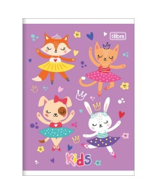 imagem principal do produto Caderno Brochura Capa Flexível 1/4 Kids 48 Folhas