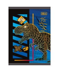 imagem principal do produto Caderno Brochura Capa Flexível 1/4 Raptor 60 Folhas