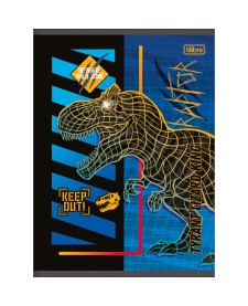 imagem principal do produto Caderno Brochura Capa Flexível Universitário Raptor 60 Folhas