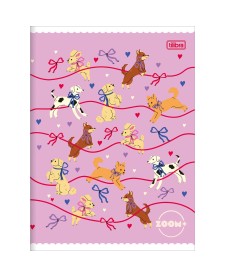 imagem principal do produto Caderno Brochura Capa Flexível Universitário Zoom+ Feminino 60 Folhas