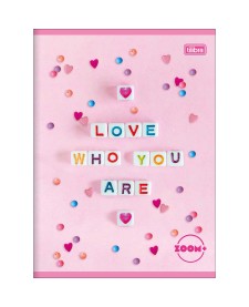 imagem principal do produto Caderno Brochura Capa Flexível Universitário Zoom+ Feminino 60 Folhas