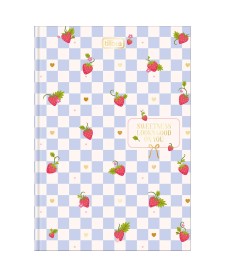 imagem principal do produto Caderno Brochura Decorado Capa Dura 1/8 Be Berry! 80 Folhas
