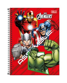 imagem principal do produto Caderno Capa Dura Universitário 1 Matéria Avengers 80 Folhas