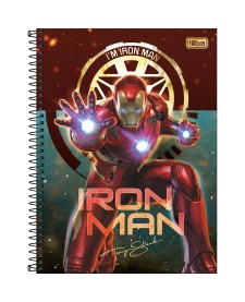 imagem principal do produto Caderno Capa Dura Universitário 1 Matéria Avengers 80 Folhas