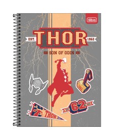 imagem principal do produto Caderno Capa Dura Universitário 1 Matéria Avengers Fit 80 Folhas