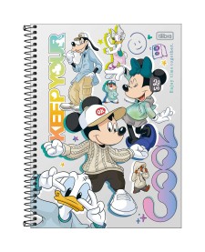 imagem principal do produto Caderno Capa Dura Universitário 1 Matéria Mickey Real Life 80 Folhas
