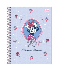 imagem principal do produto Caderno Capa Dura Universitário 1 Matéria Minnie Fashion 80 Folhas