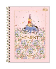 imagem principal do produto Caderno Capa Dura Universitário 1 Matéria Pooh 80 Folhas