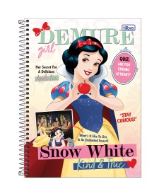 imagem principal do produto Caderno Capa Dura Universitário 1 Matéria Princesas Fit 80 Folhas
