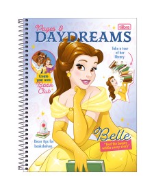 imagem principal do produto Caderno Capa Dura Universitário 1 Matéria Princesas Fit 80 Folhas