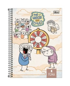imagem principal do produto Caderno Capa Dura Universitário 1 Matéria Rafaella Tuma 80 Folhas
