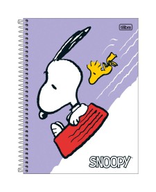 imagem principal do produto Caderno Capa Dura Universitário 1 Matéria Snoopy Fit 80 Folhas
