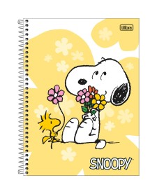 imagem principal do produto Caderno Capa Dura Universitário 1 Matéria Snoopy Fit 80 Folhas