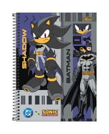 imagem principal do produto Caderno Capa Dura Universitário 1 Matéria Sonic DC 80 Folhas